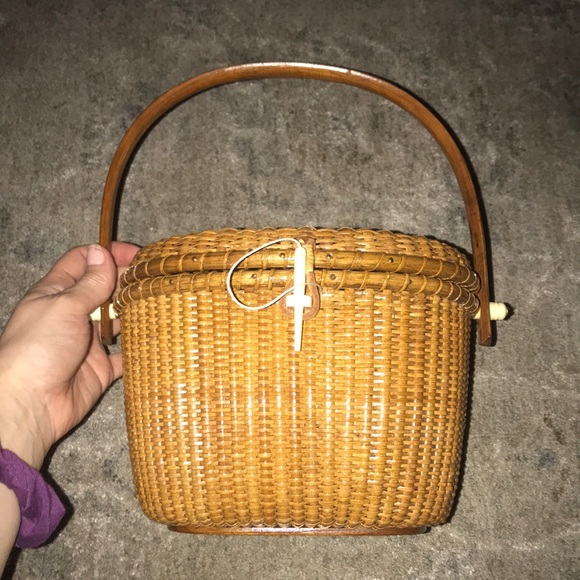 Wicker handbag - Picture 2 of 6